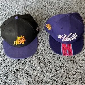 Youth Phoenix Suns Purple & Black Snapback Hat Duo
